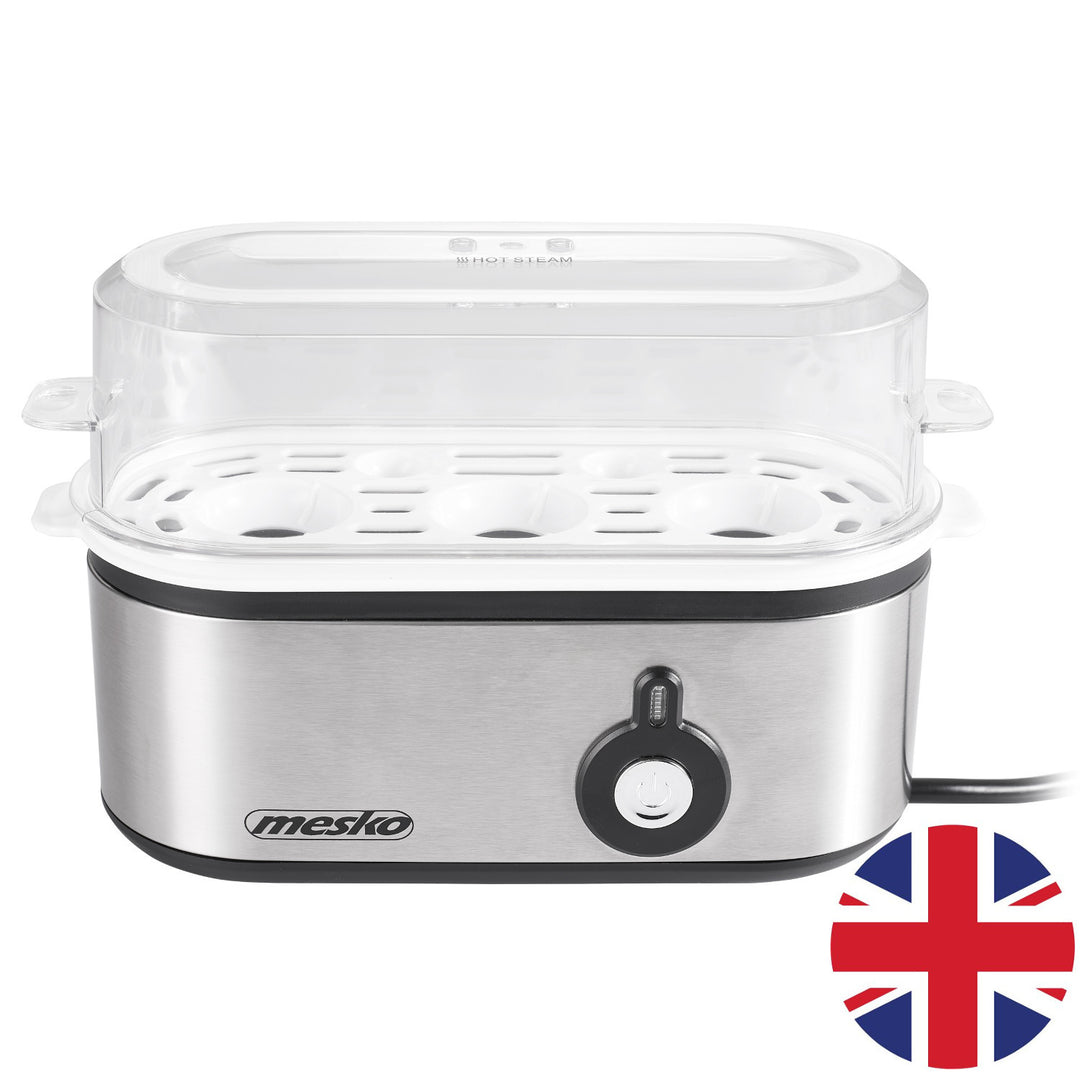 Fierbător de ouă Mesko MS 4485 pentru 1-3 ouă, 350W, cu înțepător, priză UK