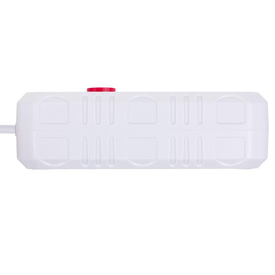 Maclean power strip, cablu prelungitor 2 prize + 3xUSB, 110-240V AC 50/60Hz, 2.1A max 2500W, 1.5m, alb, MCE387 W