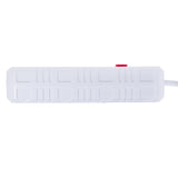 Furtun de alimentare Maclean, cablu prelungitor cu 4 prize + 3xUSB, 110-240V AC 50/60Hz, 2.1A max 2500W, 3m, alb, MCE393 W
