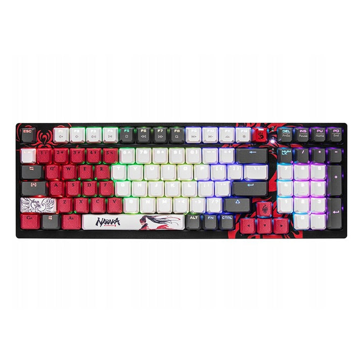 Tastatură mecanică A4TECH BLOODY S98 Naraka, USB, (BLMS Red Plus Switches)