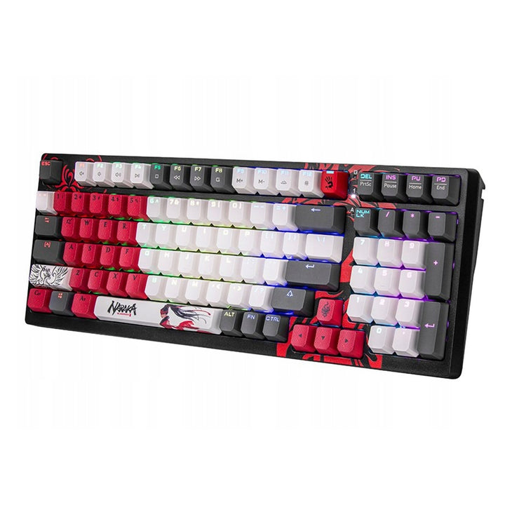 Tastatură mecanică A4TECH BLOODY S98 Naraka, USB, (BLMS Red Plus Switches)