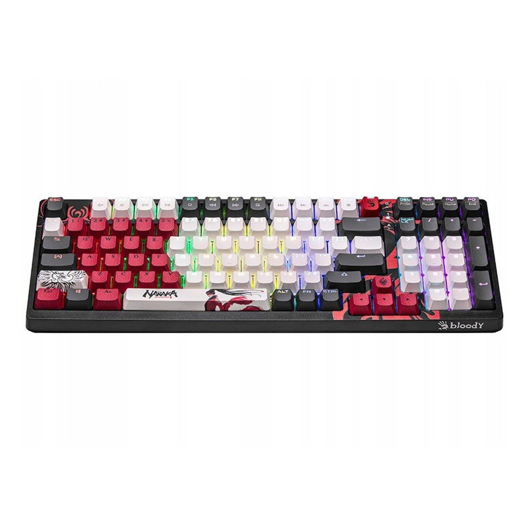 Tastatură mecanică A4TECH BLOODY S98 Naraka, USB, (BLMS Red Plus Switches)