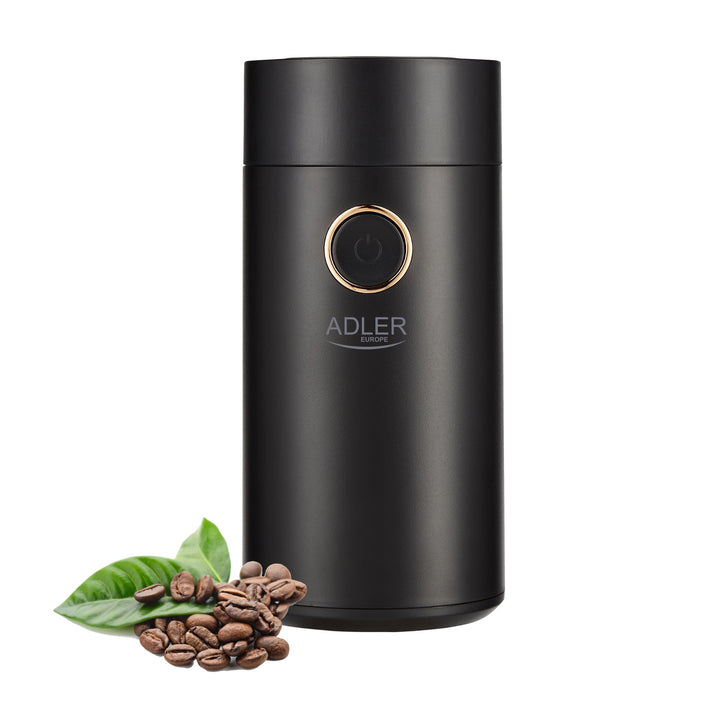 Măcinător electric de cafea Adler, 150W, negru, AD 4446BG