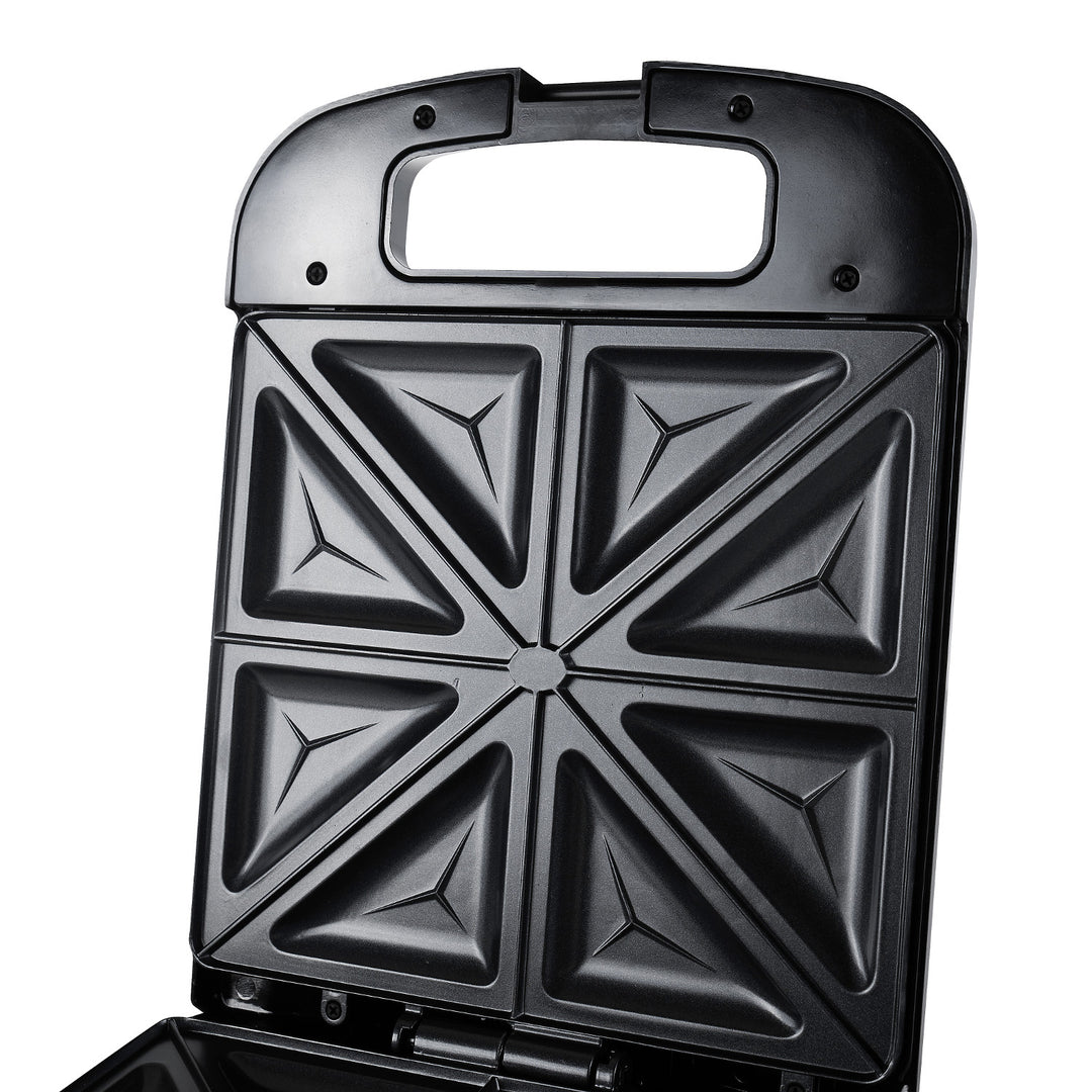 Adler AD 3055 negru 2000 Watt sandwich maker pentru 4 sandwich-uri