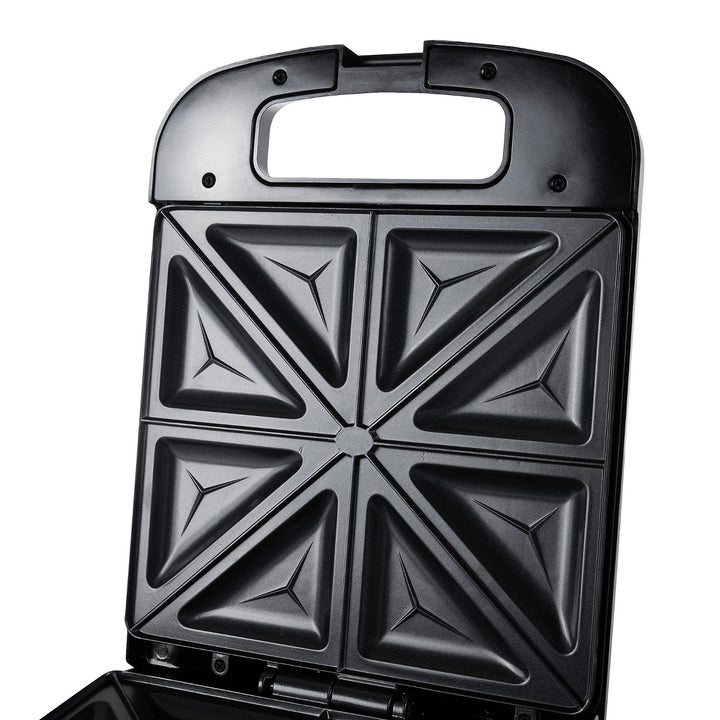 Adler AD 3055 negru 2000 Watt sandwich maker pentru 4 sandwich-uri