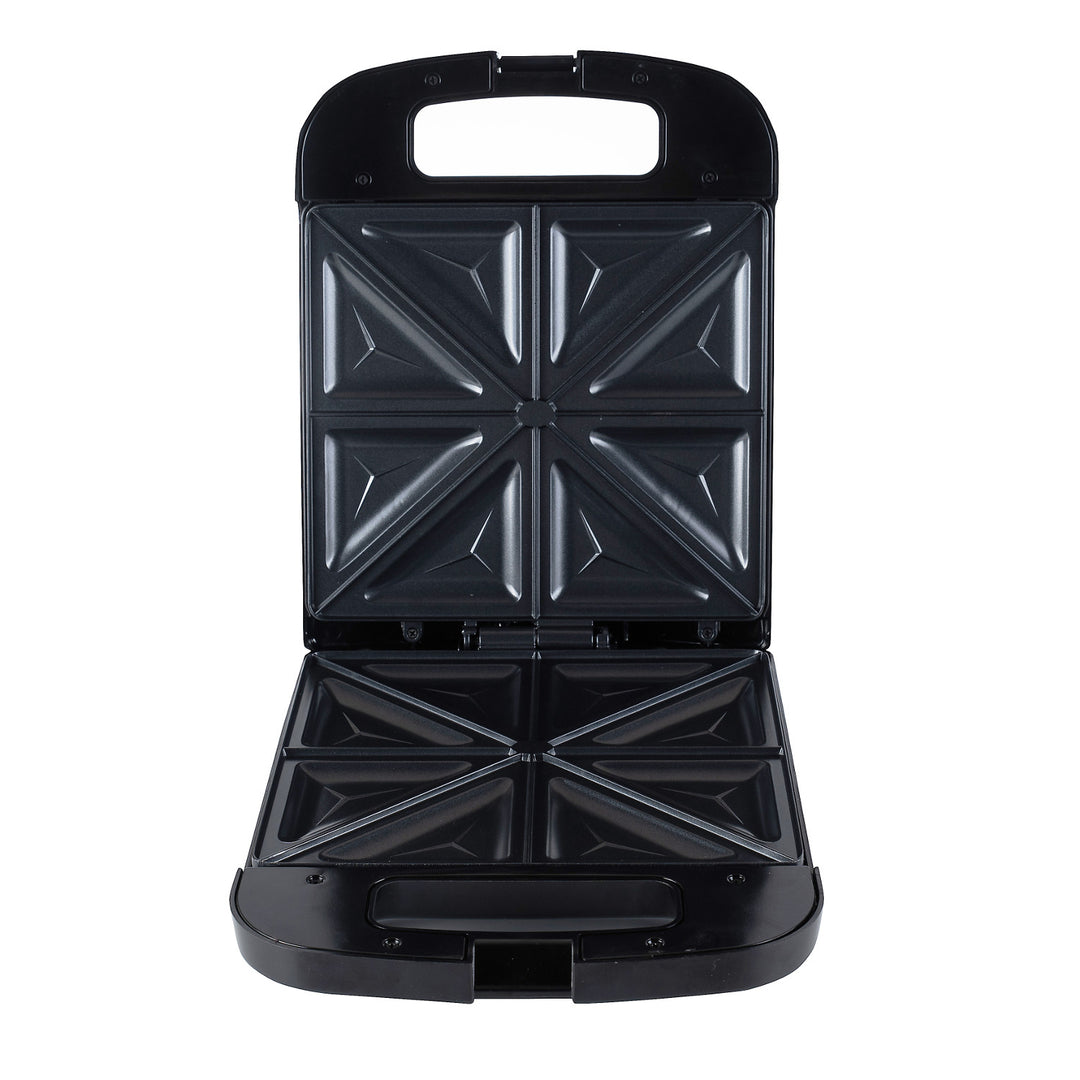 Adler AD 3055 negru 2000 Watt sandwich maker pentru 4 sandwich-uri