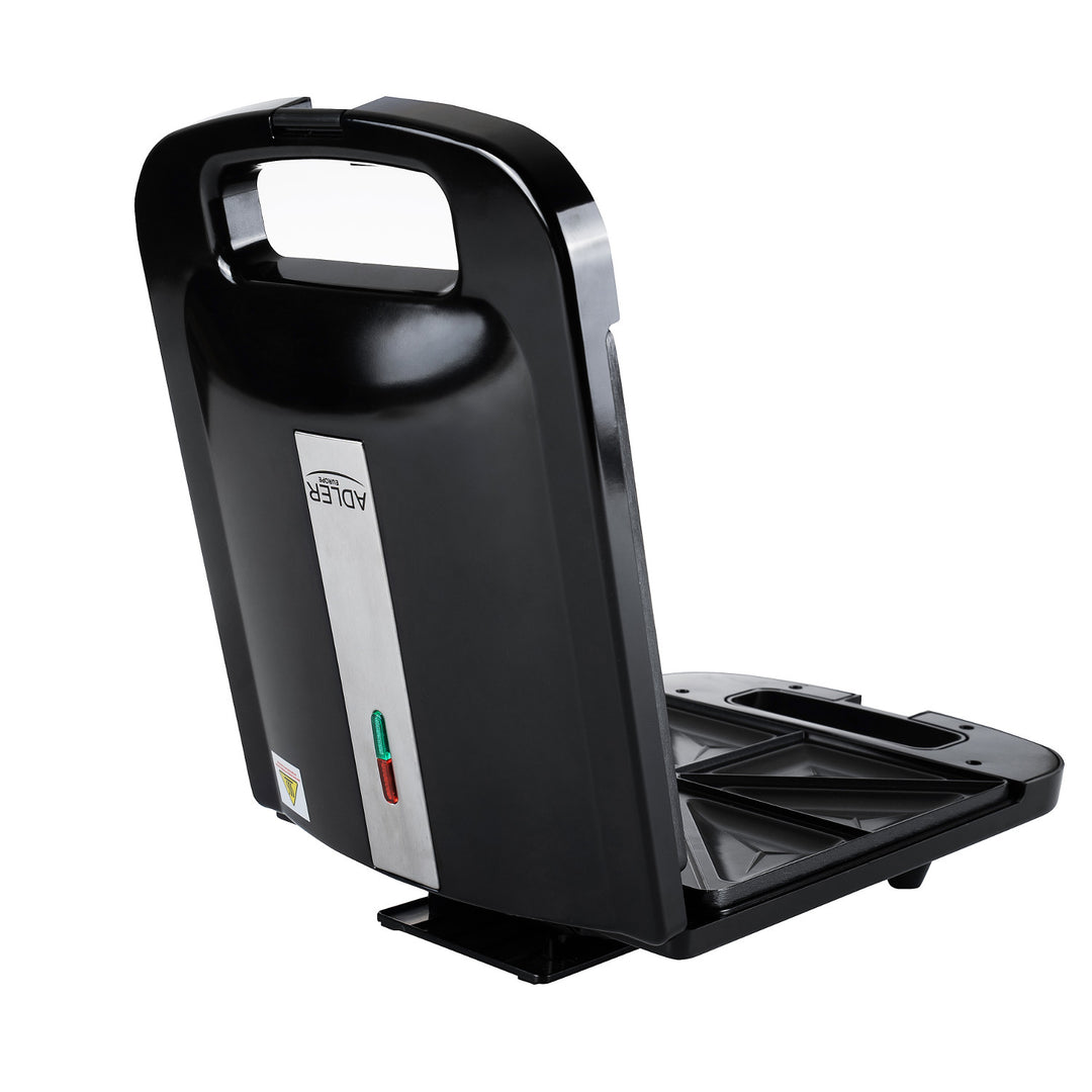 Adler AD 3055 negru 2000 Watt sandwich maker pentru 4 sandwich-uri