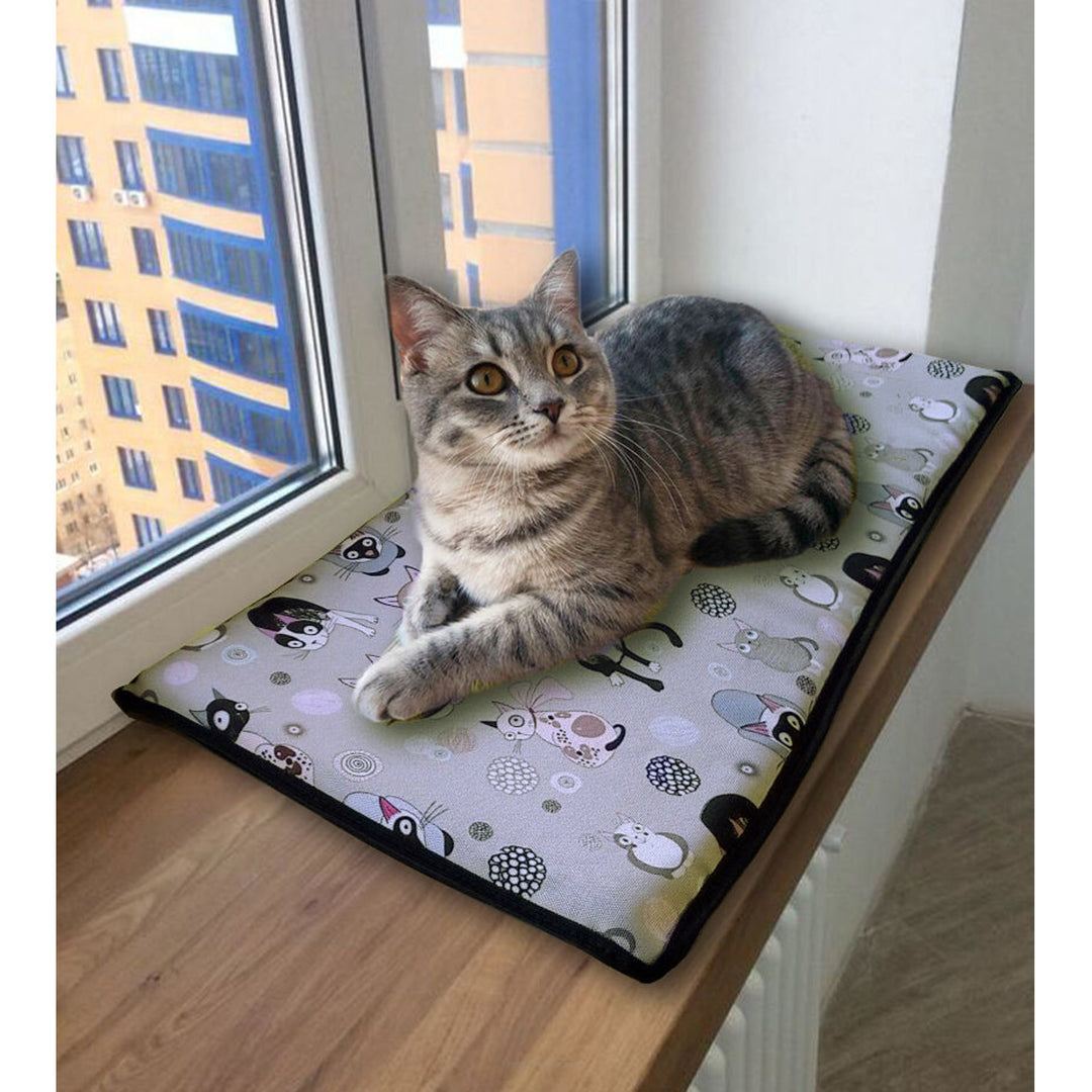 Pernă pentru pisici pentru pervaz 25x55 cm, model Bertoni Catnip