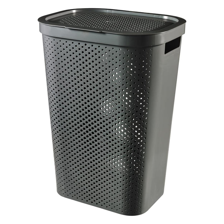 Curver Infinity coș de rufe reciclat 60L gri închis