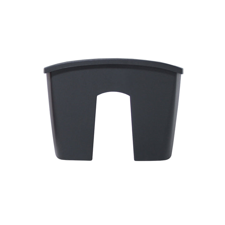 Ghiveci pentru balustradă, 58cm, antracit, DCRO600