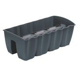 Ghiveci pentru balustradă, 58cm, antracit, DCRO600