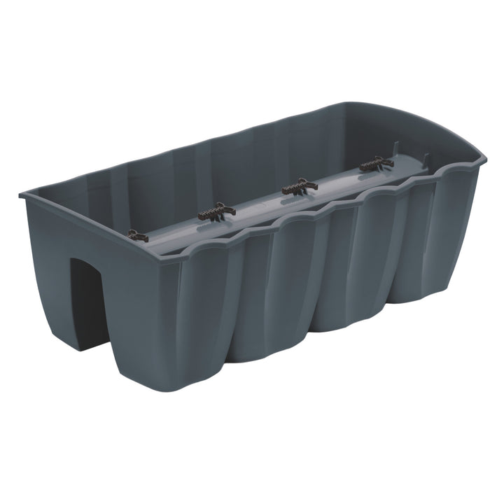 Ghiveci pentru balustradă, 58cm, antracit, DCRO600