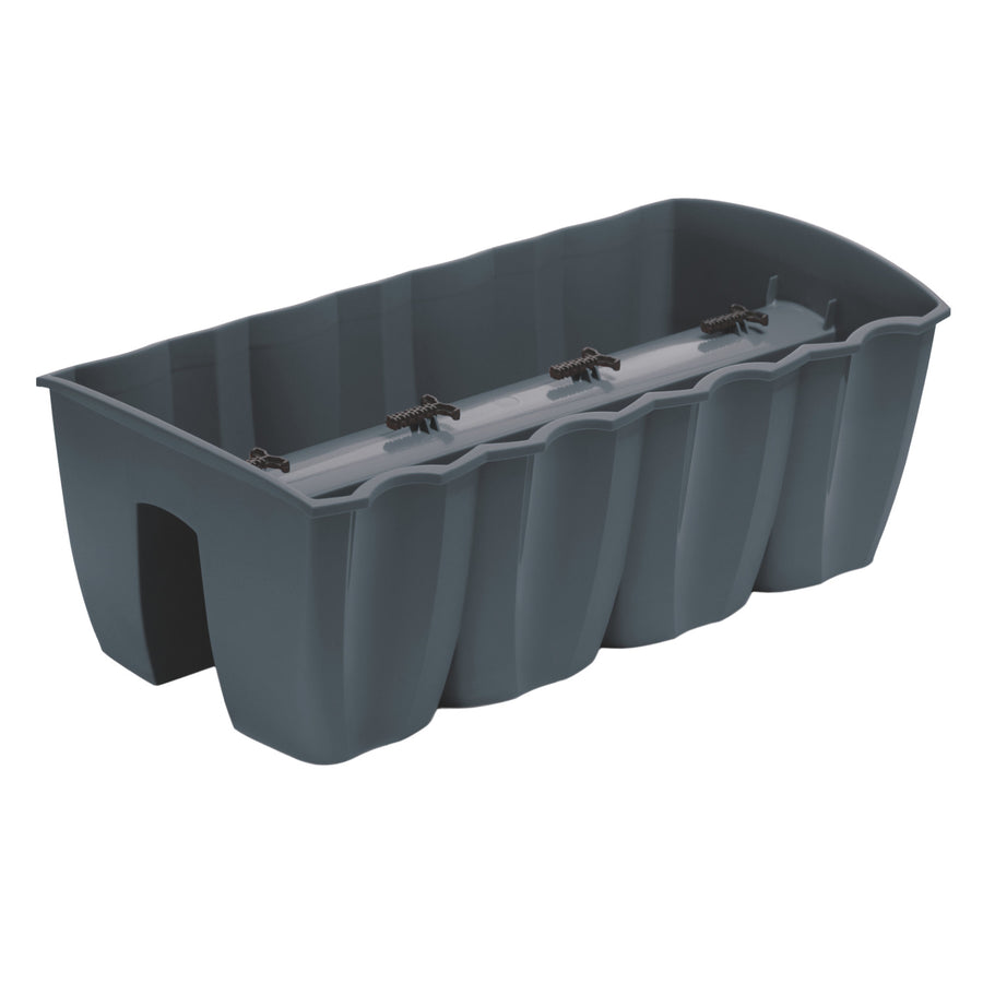 Ghiveci pentru balustradă, 58cm, antracit, DCRO600