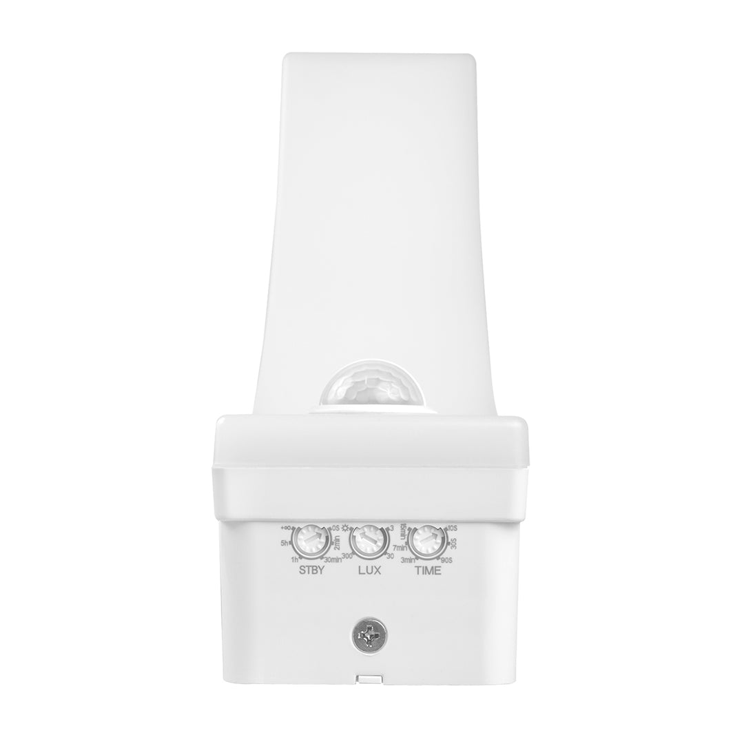Lampă LED cu senzor de mișcare Maclean, senzor de mișcare PIR, alb, 20W, IP65, 2000lm, alb neutru (4000K) MCE512 W, 2 bucăți