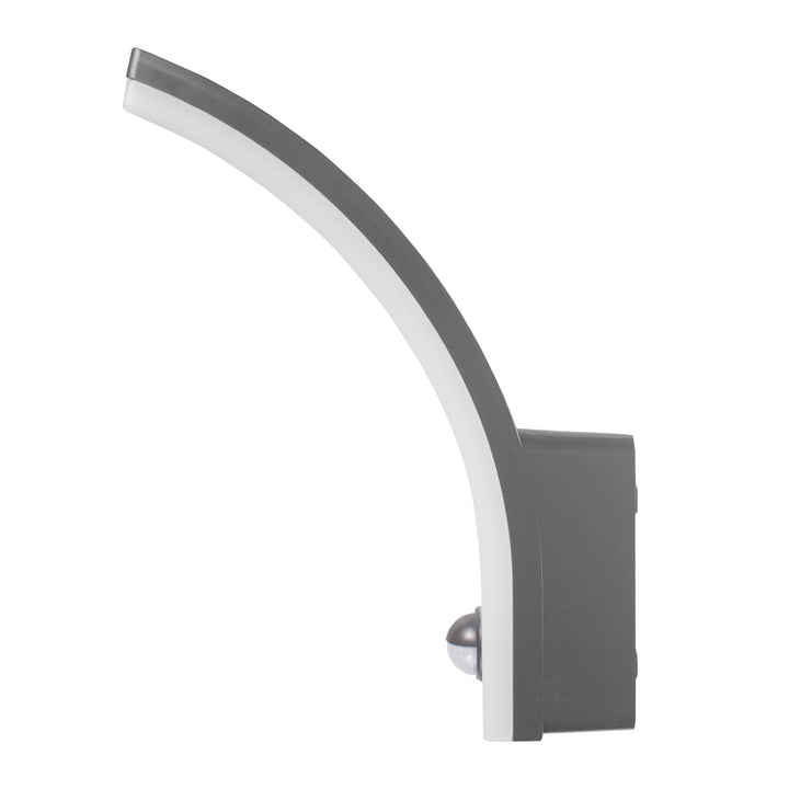 Lampă LED cu senzor de mișcare Maclean, senzor de mișcare PIR, gri, 20W, IP65, 2000lm, alb neutru (4000K) MCE512 GR, 4 bucăți