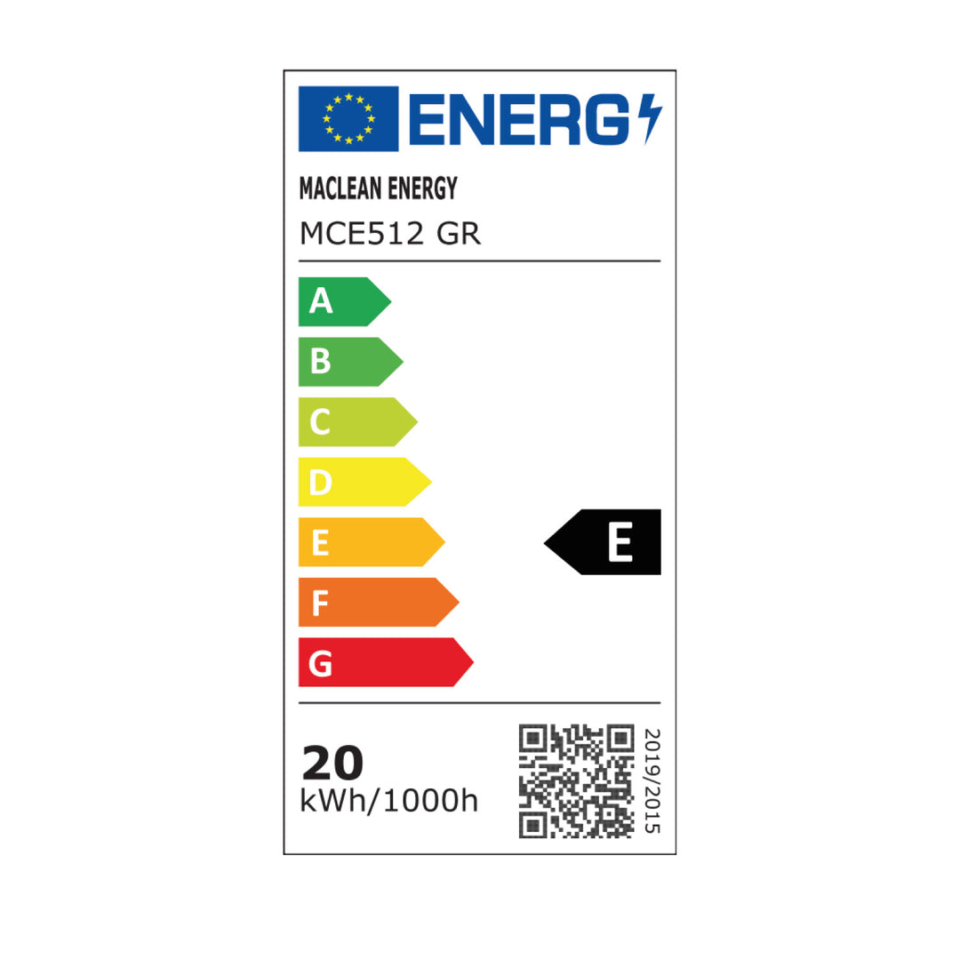 Lampă LED cu senzor de mișcare Maclean, senzor de mișcare PIR, gri, 20W, IP65, 2000lm, alb neutru (4000K) MCE512 GR, 4 bucăți