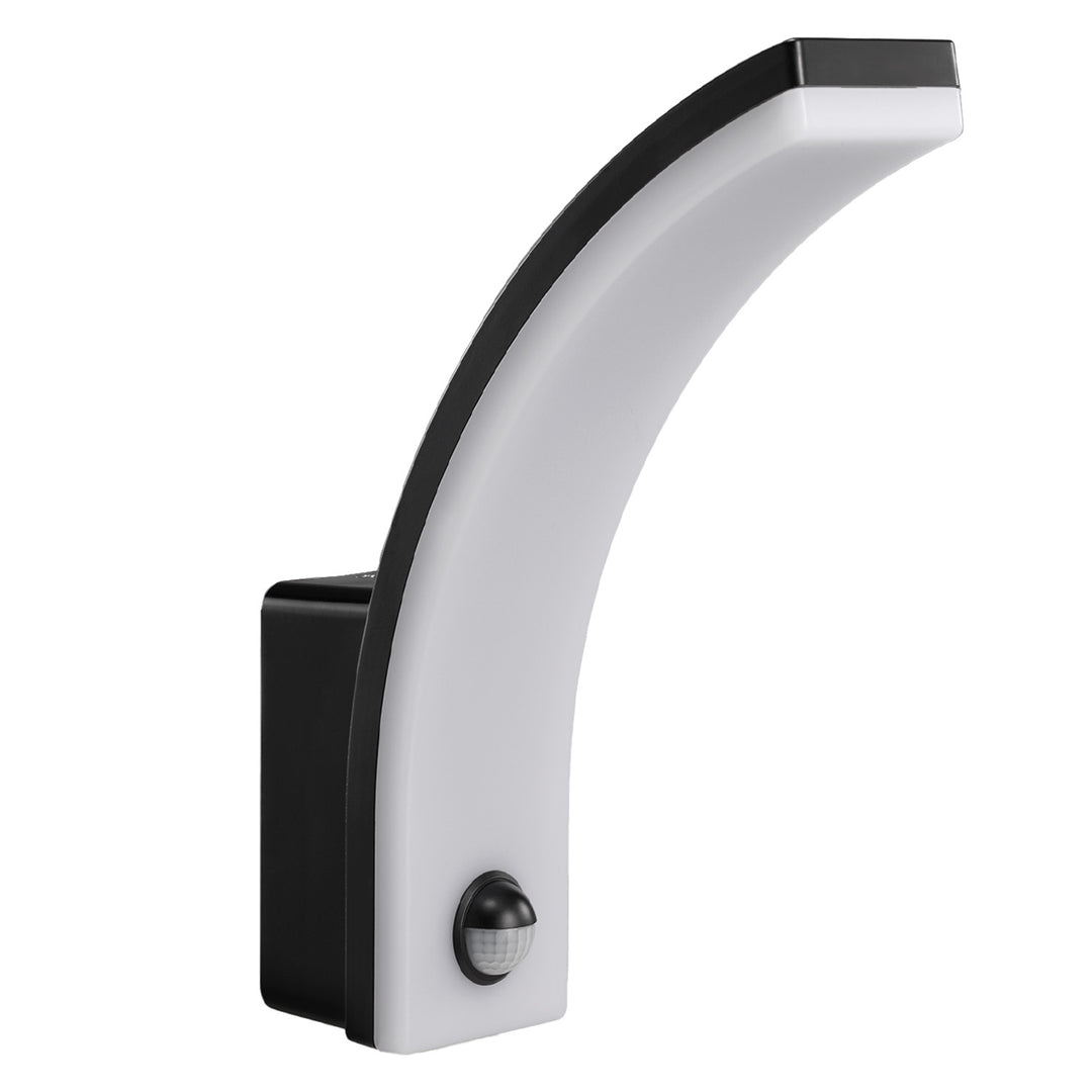Lampă LED cu senzor de mișcare Maclean, senzor de mișcare PIR, negru, 20W, IP65, 2000lm, alb neutru (4000K) MCE512 B, 2 bucăți