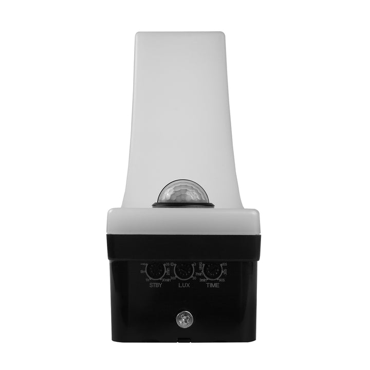 Lampă LED cu senzor de mișcare Maclean, senzor de mișcare PIR, negru, 20W, IP65, 2000lm, alb neutru (4000K) MCE512 B, 2 bucăți