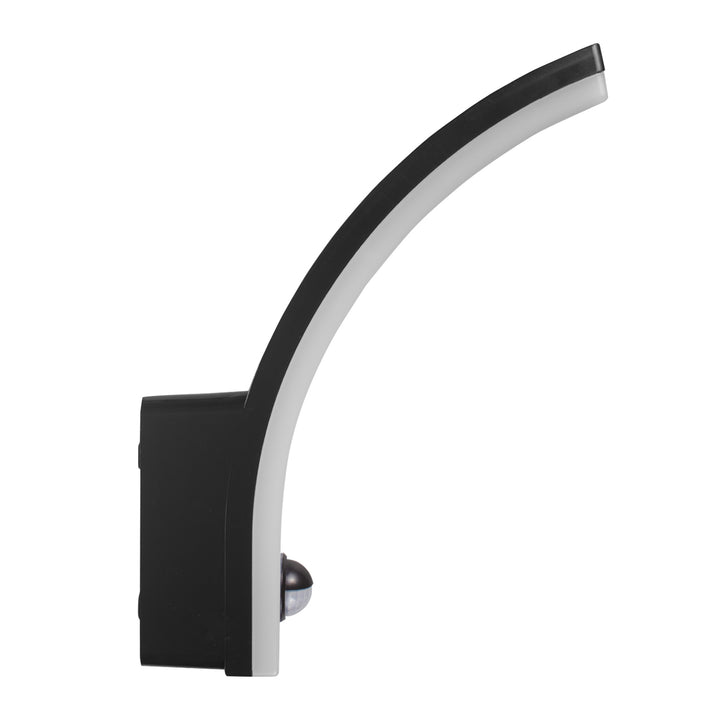 Lampă LED cu senzor de mișcare Maclean, senzor de mișcare PIR, negru, 20W, IP65, 2000lm, alb neutru (4000K) MCE512 B, 4 bucăți