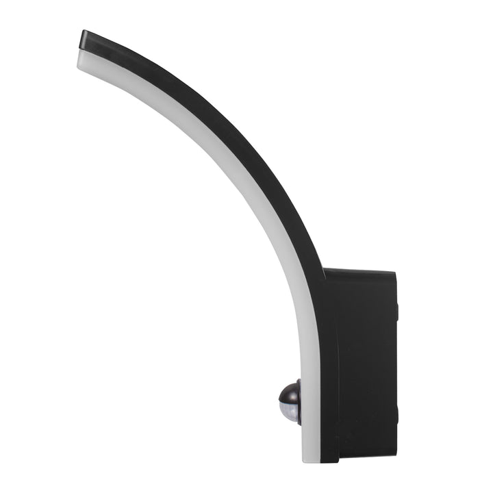 Lampă LED cu senzor de mișcare Maclean, senzor de mișcare PIR, negru, 20W, IP65, 2000lm, alb neutru (4000K) MCE512 B, 4 bucăți