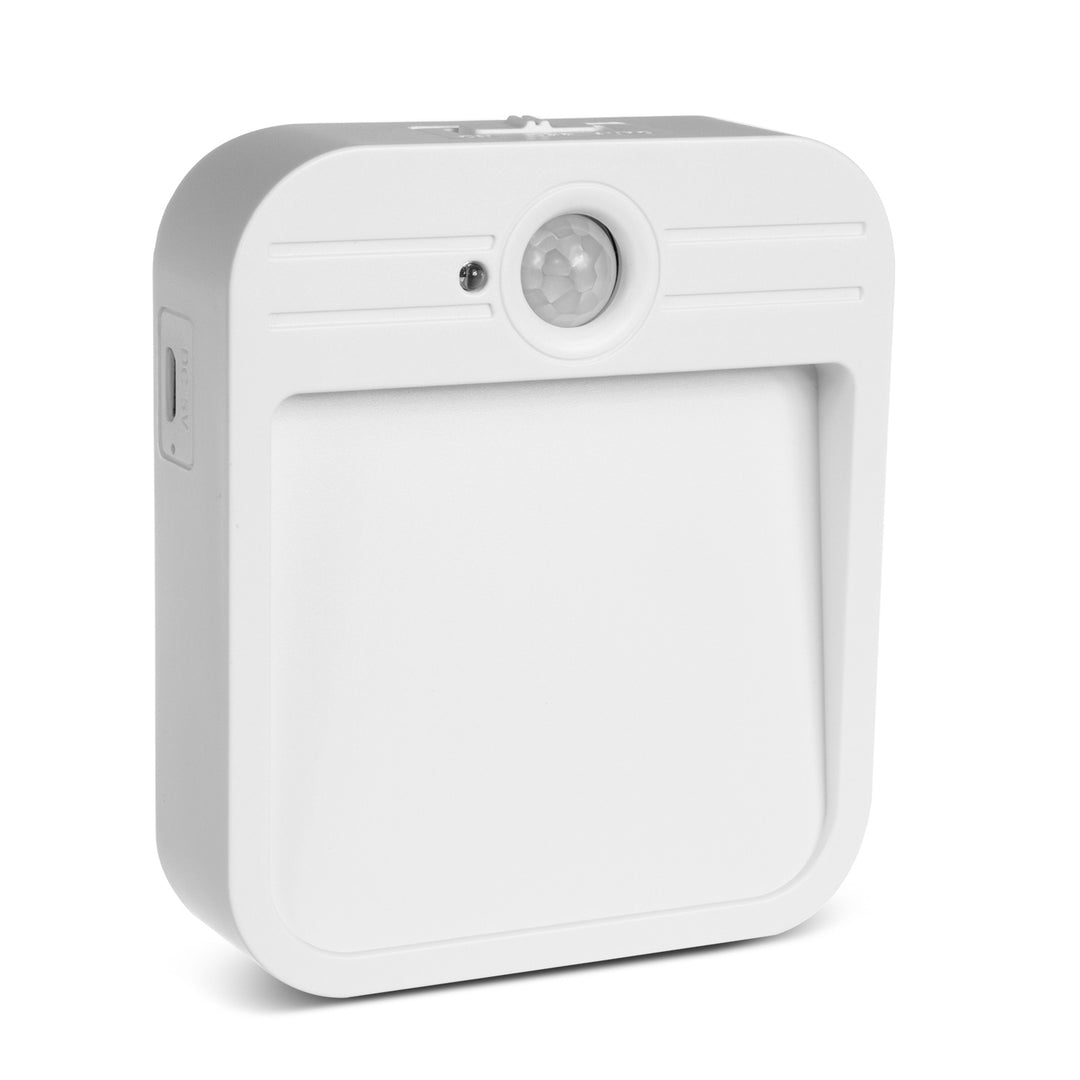Maclean Lumină LED pentru scări, cu detector de mișcare, temp. 4000K, 3.7V/500mAh, 4 LED-uri, rază de acțiune 3-4m, MCE236, 4 bucăți
