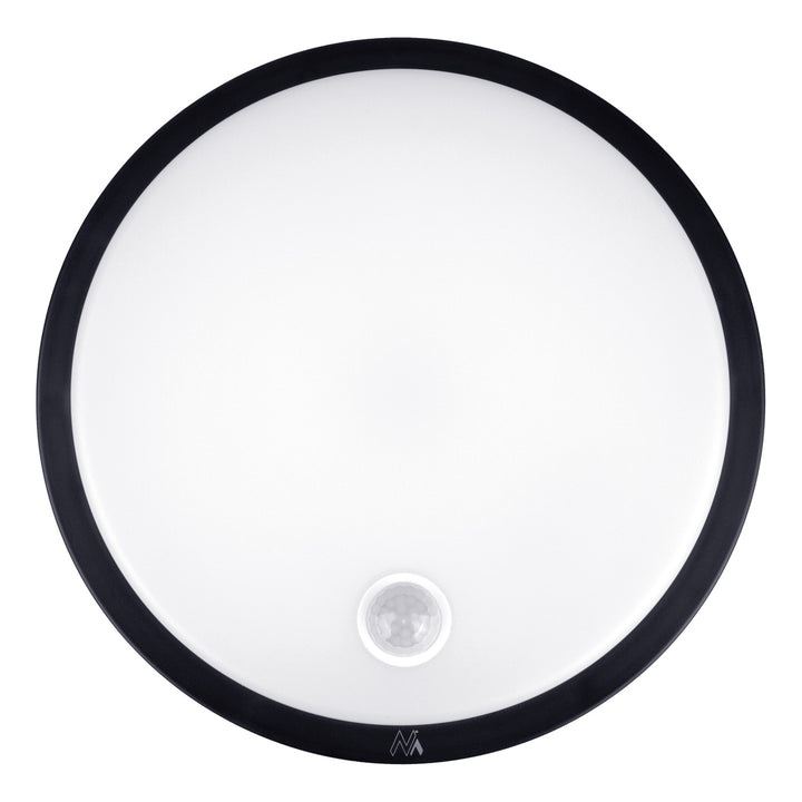 Lampa LED Maclean cu senzor de mișcare, senzor PIR, negru, 10 W, IP65, 1000 lm, culoare neutră, MCE525 B