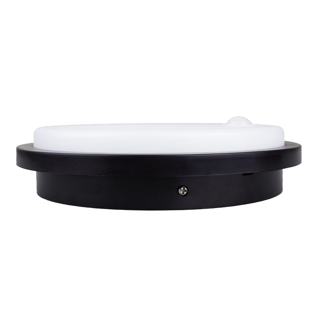 Lampa LED Maclean cu senzor de mișcare, senzor PIR, negru, 10 W, IP65, 1000 lm, culoare neutră, MCE525 B