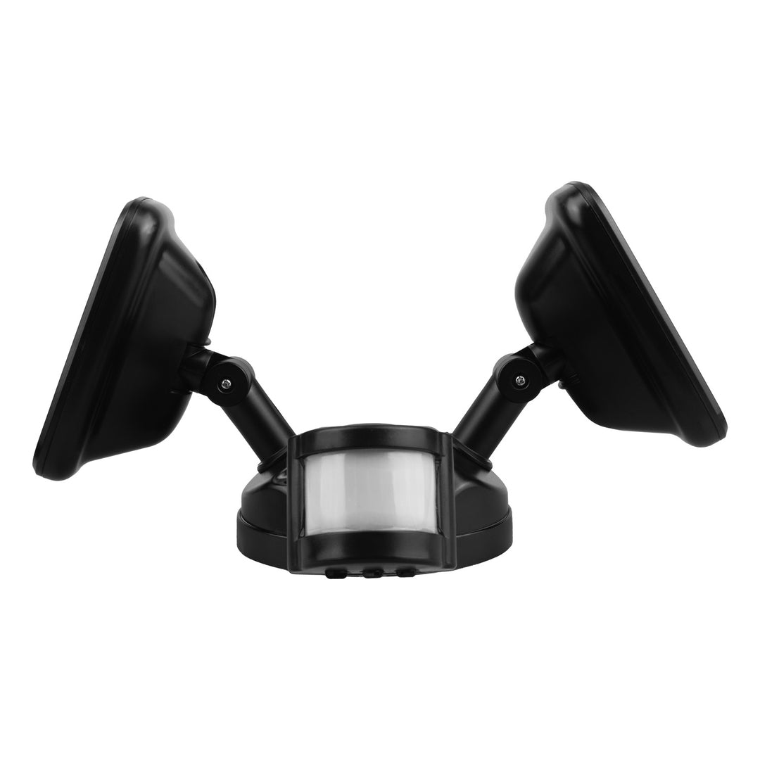 Lampă de perete LED Maclean, cu senzor PIR, 20 W, 1500 lm, IP65, alb neutru 4000 K, negru, MCE524 B