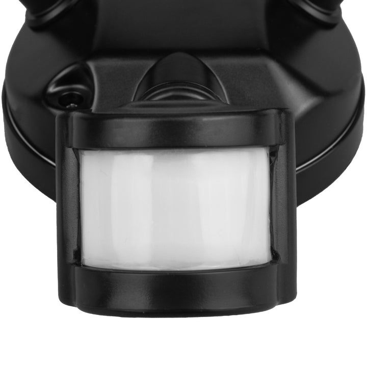 Lampă de perete LED Maclean, cu senzor PIR, 20 W, 1500 lm, IP65, alb neutru 4000 K, negru, MCE524 B