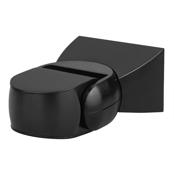 Senzor de mișcare Maclean PIR, infraroșu, IP65, negru cu capac negru, rază de acțiune 12 m, MCE201 B/B