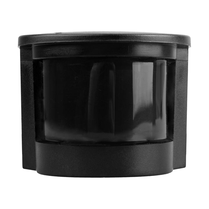 Senzor de mișcare și crepuscular Maclean pentru montare pe perete, 180°, max. 1200 W, negru cu capac negru, MCE25 B/B