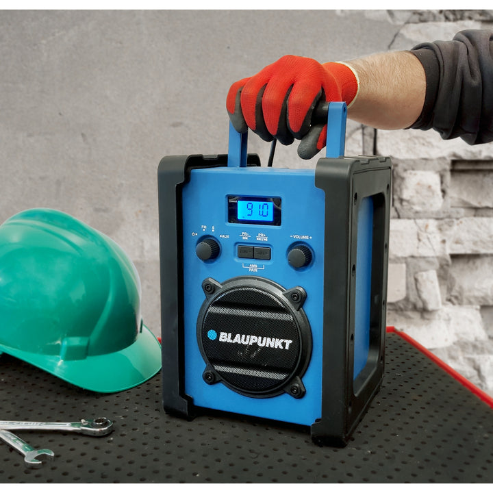 Radio portabil Blaupunkt, Bluetooth, AUX, afișaj LCD, PP30 Jobsite