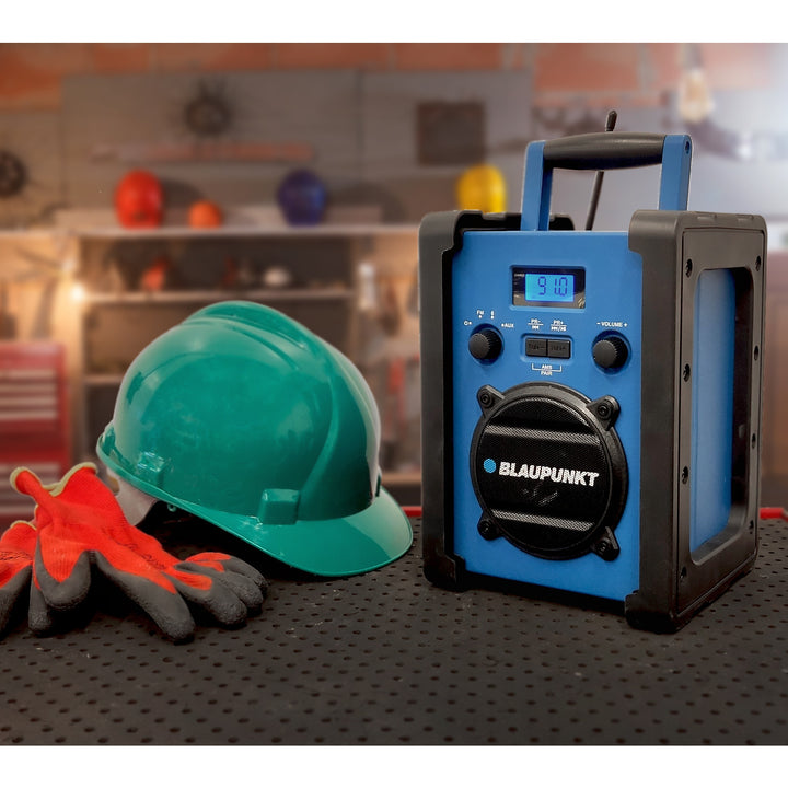 Radio portabil Blaupunkt, Bluetooth, AUX, afișaj LCD, PP30 Jobsite