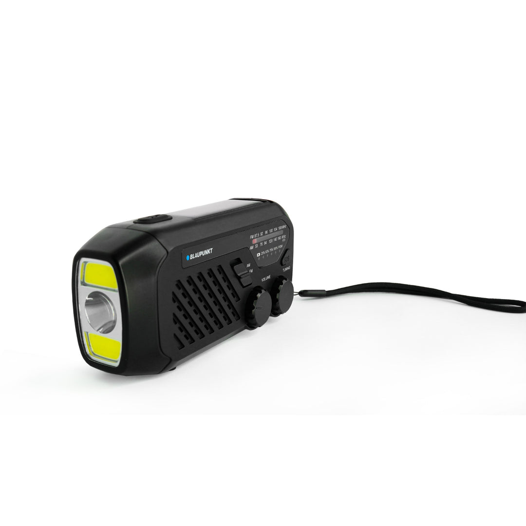 Radio Blaupunkt principal/baterie, lanternă LED, indicație SOS, antenă, ER10
