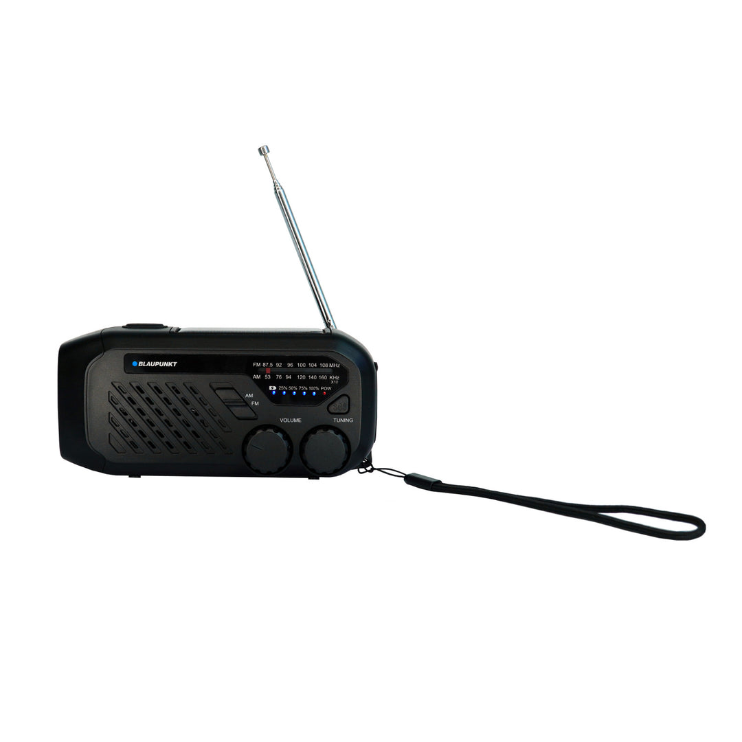 Radio Blaupunkt principal/baterie, lanternă LED, indicație SOS, antenă, ER10