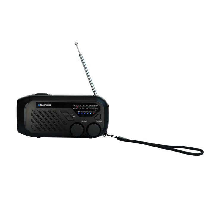 Radio Blaupunkt principal/baterie, lanternă LED, indicație SOS, antenă, ER10