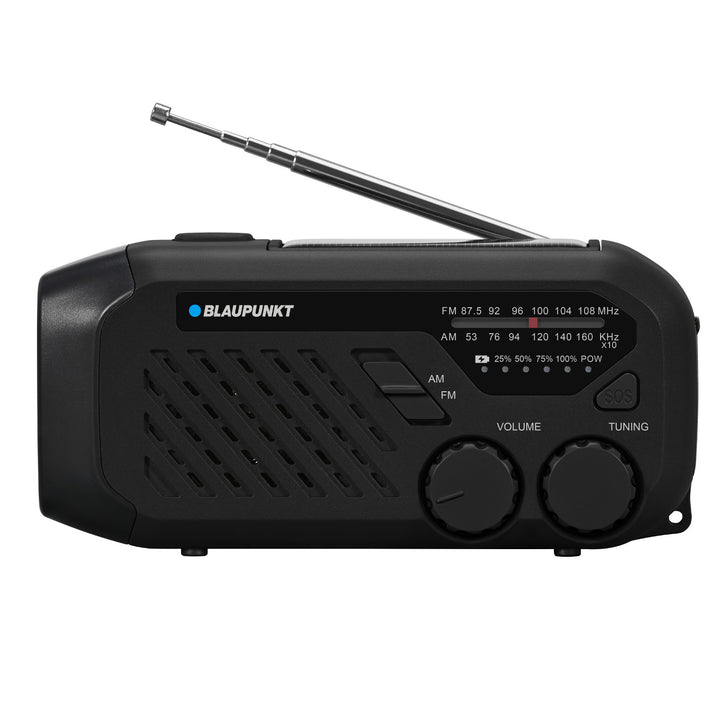 Radio Blaupunkt principal/baterie, lanternă LED, indicație SOS, antenă, ER10