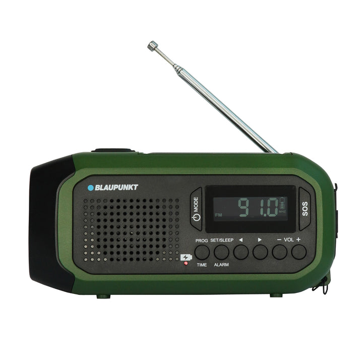 Radio Blaupunkt principal/baterie, lanternă LED, indicație SOS, antenă, ER20