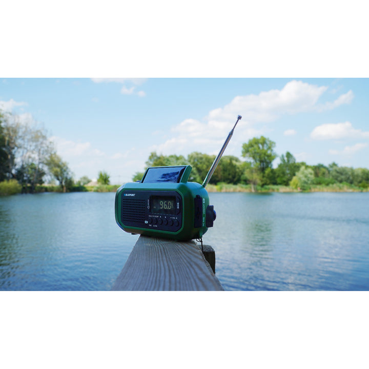 Radio Blaupunkt principal/baterie, lanternă LED, indicație SOS, antenă, ER20