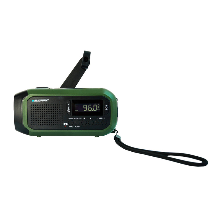 Radio Blaupunkt principal/baterie, lanternă LED, indicație SOS, antenă, ER20