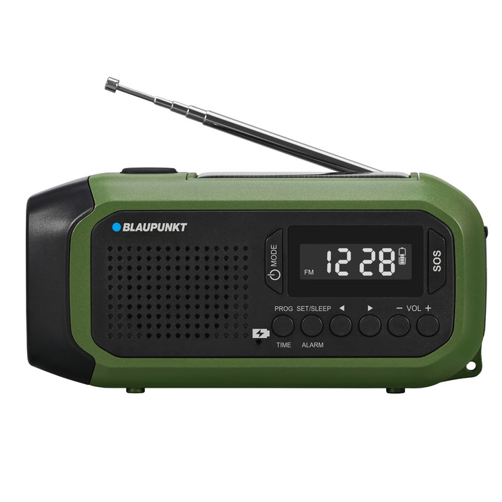 Radio Blaupunkt principal/baterie, lanternă LED, indicație SOS, antenă, ER20