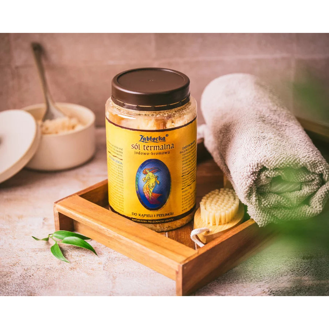 Sare termică iod-brom, Zablocka - pentru îmbăiere și peeling, 1 kg 3 bucăți