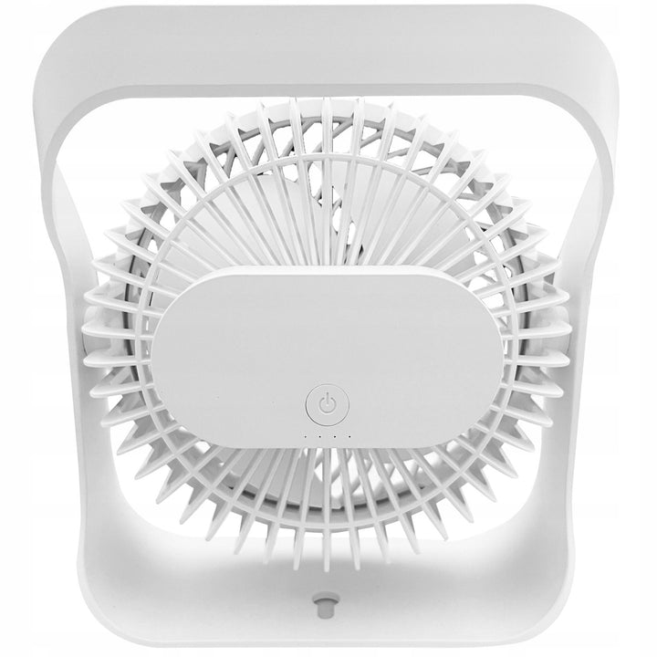 Ventilator de birou wireless LTC, încărcare USB C, 4 niveluri de viteză, baterie 2000 mAh, LXWB16
