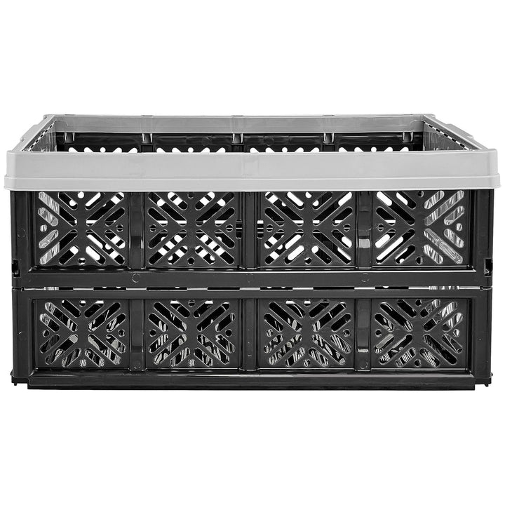Keeeper coș pliabil din plastic, 32L, gri-negru
