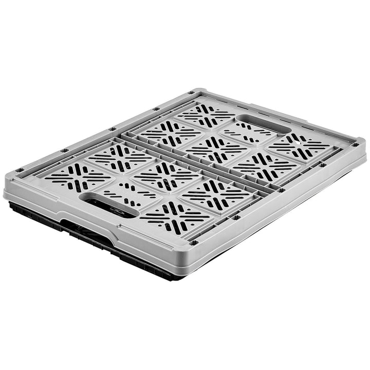 Keeeper coș pliabil din plastic, 32L, gri-negru