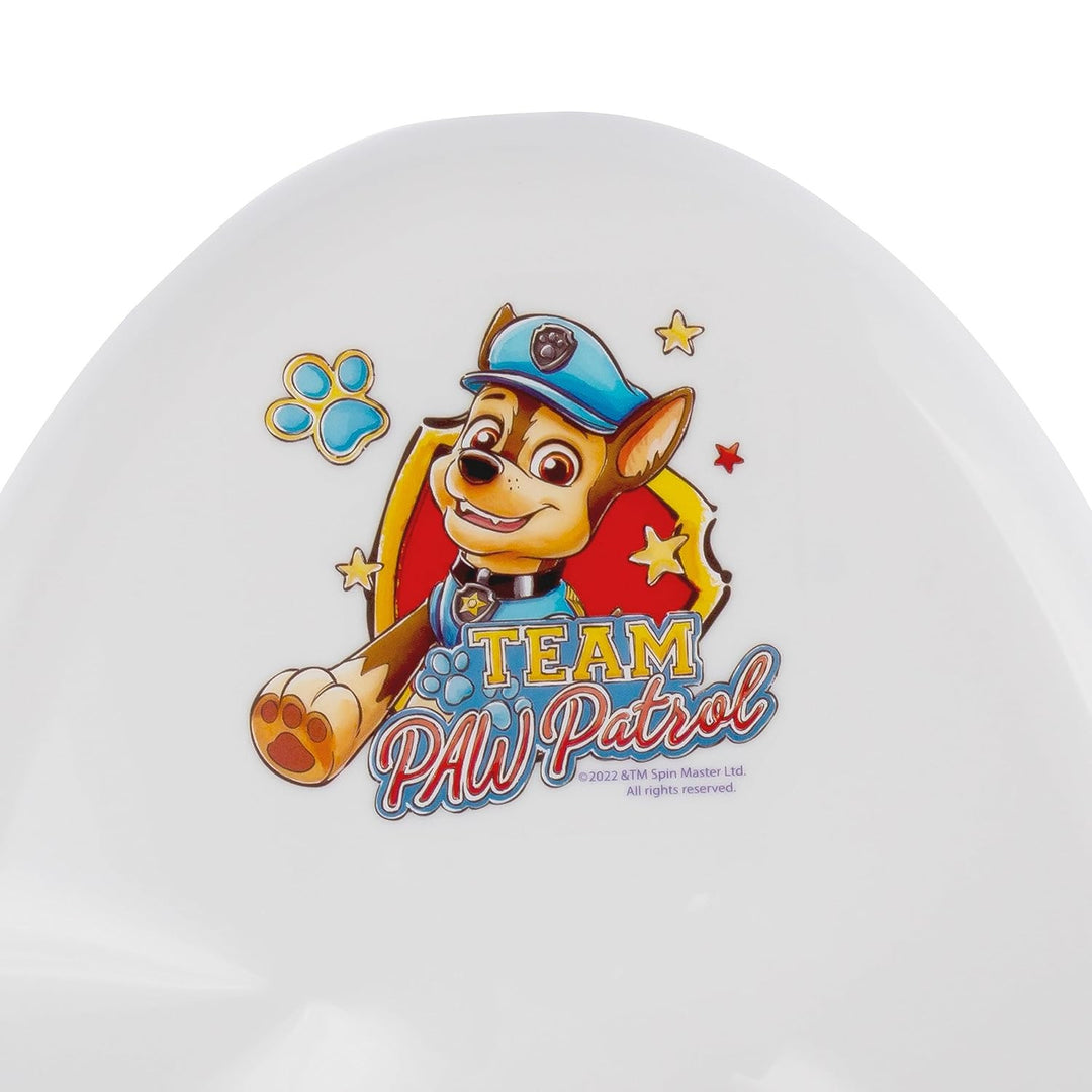 Capac antiderapant pentru toaletă Psi Patrol - Paw Patrol+ Platformă antiderapantă Psi Patrol, Max 120kg, în două etape+ Oliță antiderapantă Psi Patrol, Max 15kg