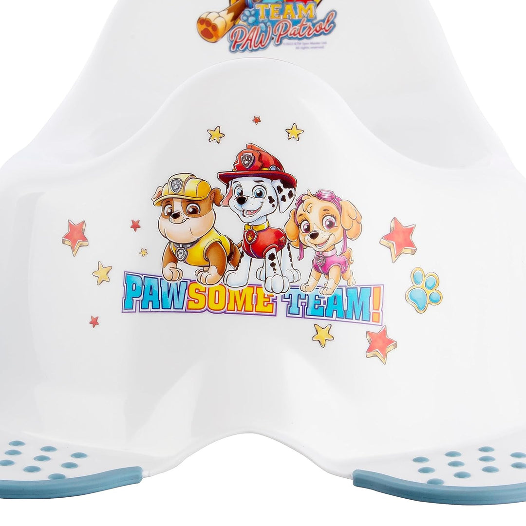 Capac antiderapant pentru toaletă Psi Patrol - Paw Patrol+ Ghiveci antiderapant Psi Patrol, alb, Max 15kg