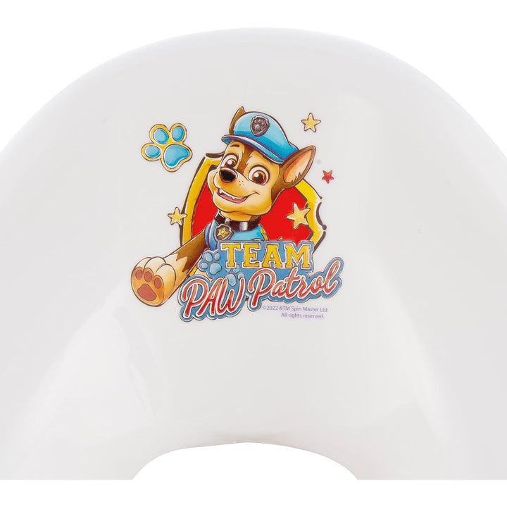 Capac antiderapant pentru toaletă Psi Patrol - Paw Patrol+ Ghiveci antiderapant Psi Patrol, alb, Max 15kg