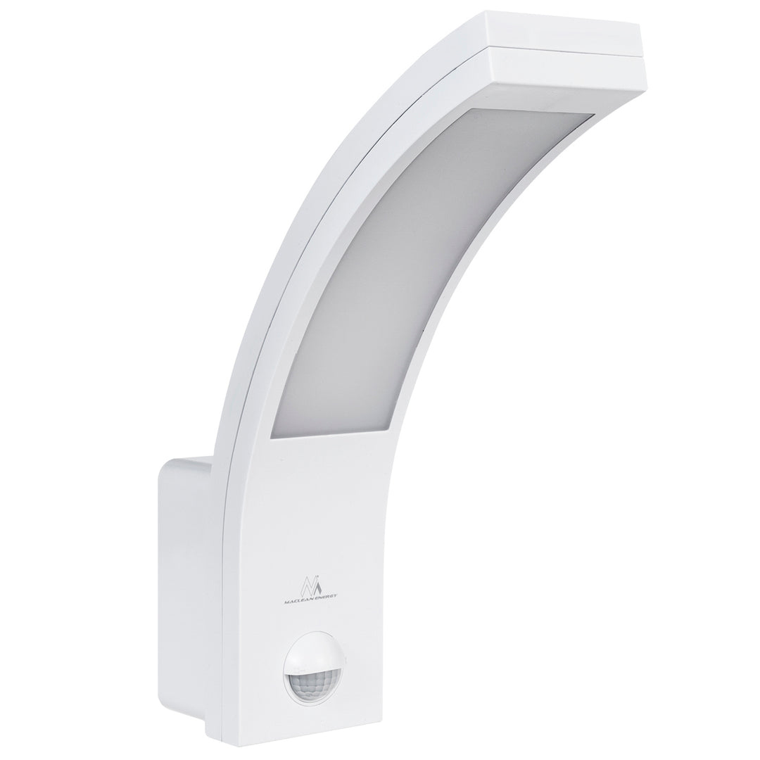 Lampă LED cu senzor de mișcare Maclean, senzor de mișcare PIR, alb, 10W, IP54, 750lm, alb neutru (4000K) MCE244 W
