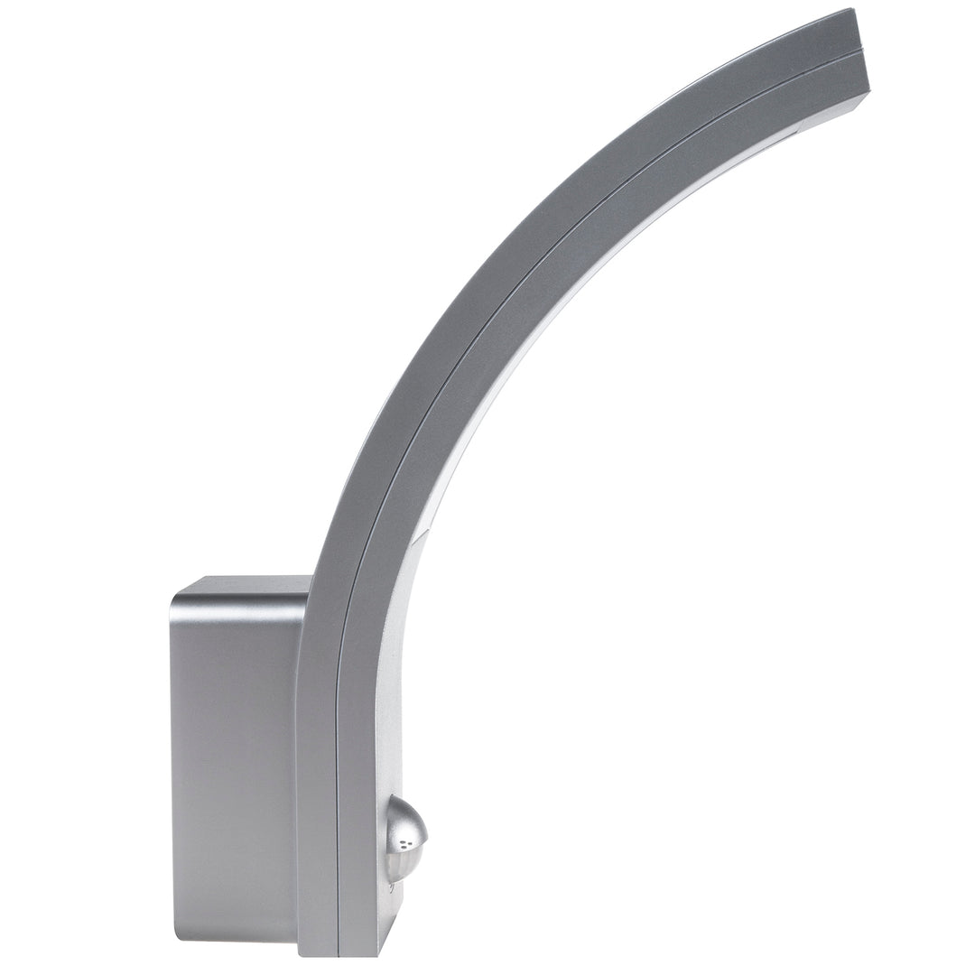 Lampă LED cu senzor de mișcare Maclean, senzor de mișcare PIR, argintiu, 10W, IP54, 750lm, alb neutru (4000K) MCE244 S, 2 bucăți